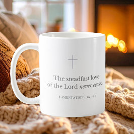 Lamentations 3:22-23 Scripture Verse Christian   Kaffemugg