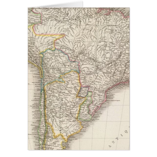 L'Amerique Meridionale - Sydamerika Hälsningskort (Framsidan)