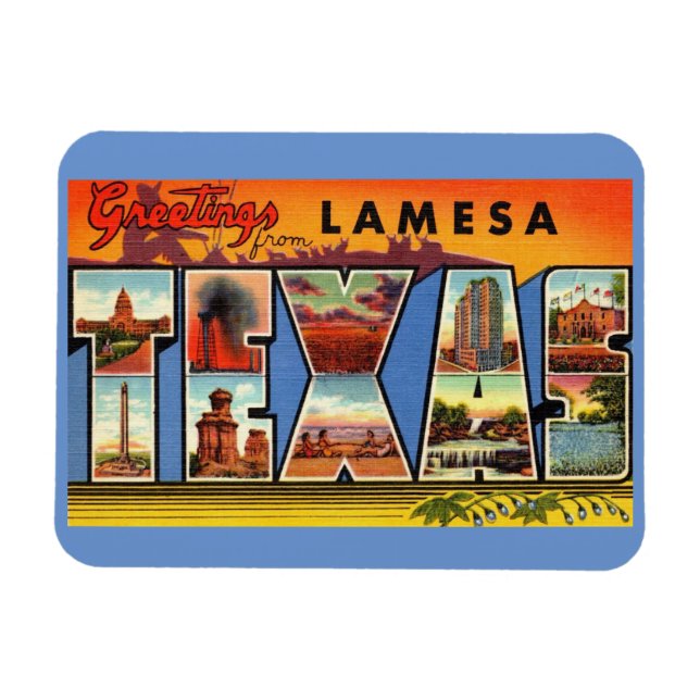 Lamesa, Texas Magnet (Horisontell)