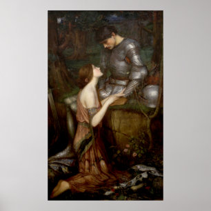 Lamia av John William Waterhouse Poster