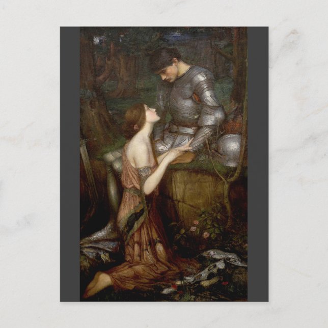 Lamia av John William Waterhouse Vykort (Framsida)