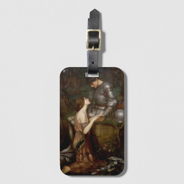 Lamia och soldaten av John William Waterhouse Bagagebricka (Framsida vertikal)