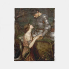 Lamia och soldaten (av John William Waterhouse) Fleecefilt