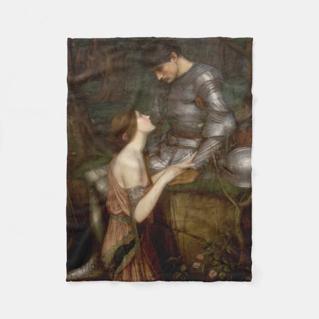 Lamia och soldaten (av John William Waterhouse) Fleecefilt (Framsidan)