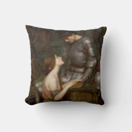 Lamia och soldaten (av John William Waterhouse) Kudde