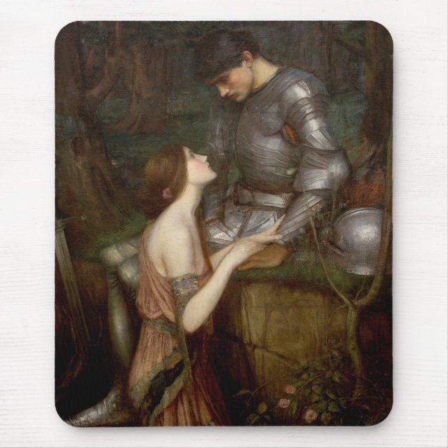 Lamia och soldaten (av John William Waterhouse) Musmatta (Framsidan)