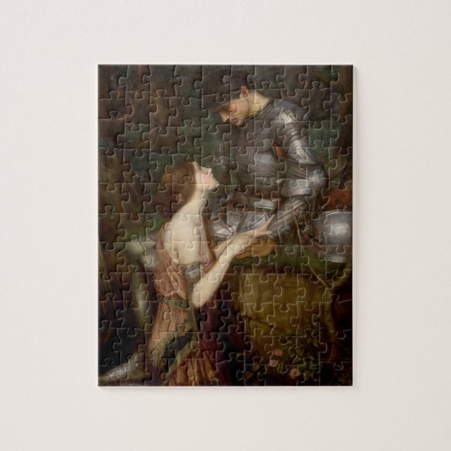 Lamia och soldaten av John William Waterhouse Pussel (Vertikal)