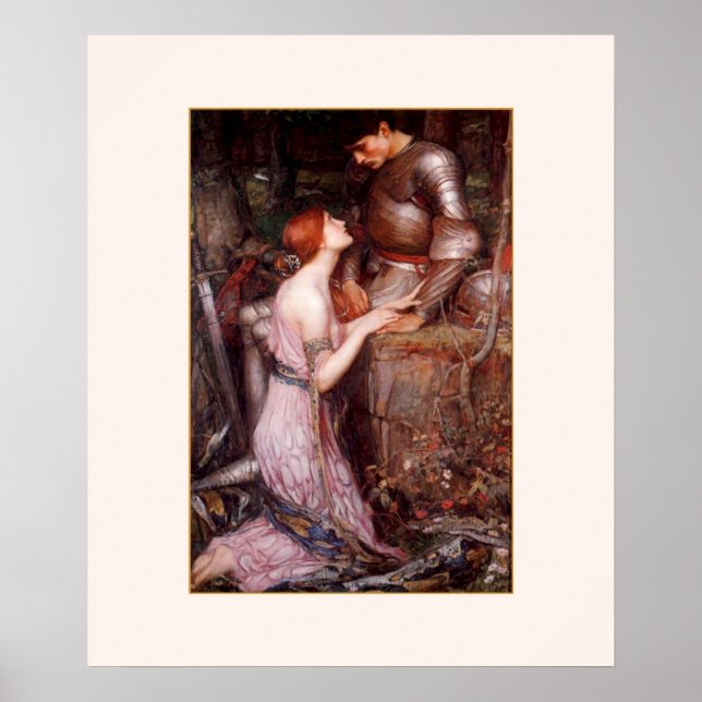 Lamia Poster av John W. Waterhouse (Framsidan)