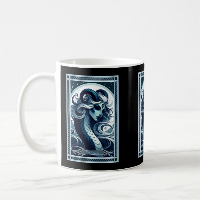 Lamia Tarot Card Kaffemugg (Vänster)