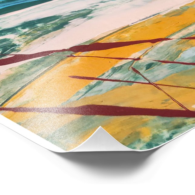 Lámina Green sea Monticelli Art Fototryck (Hörn)