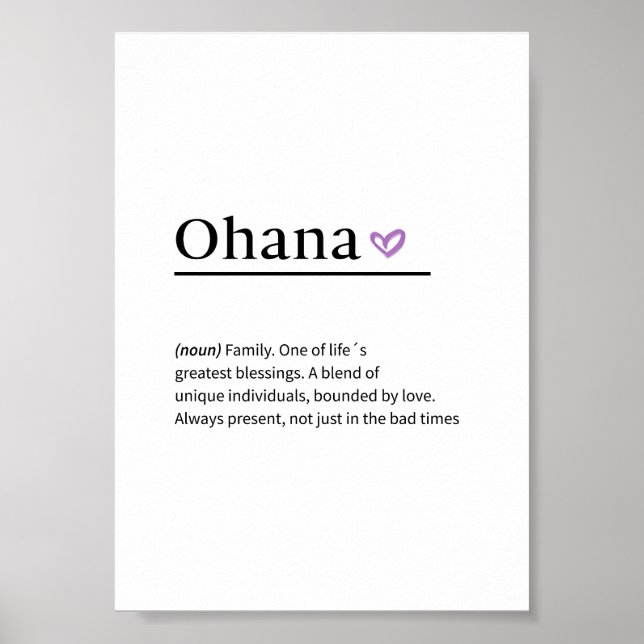 Lamina Ohana Poster (Framsidan)