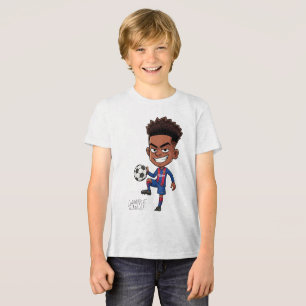 Lamine Yamal - Barças Stigning Star Tecknad T-Shir T Shirt