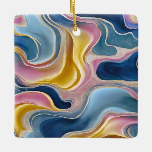 Laminerad Bordstablett Julgransprydnad Keramik (Framsida)