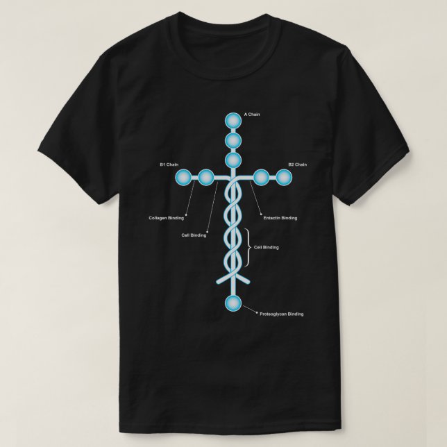 Laminin Christian Hat T Shirt (Design framsida)
