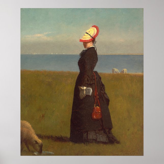 Lamm, Nantucket - Eastman Johnson Fine Art Poster (Framsidan)