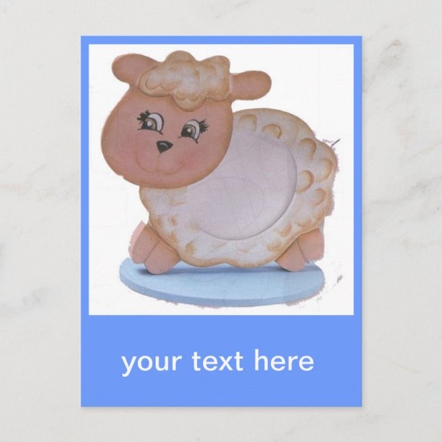 lamm vykort (Framsida)