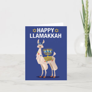 Lammande hälsningskort - judisk Helgdag Llamakkah Helgkort