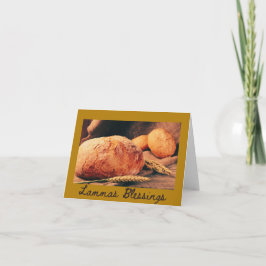 Lammas Blessings-kort Tack Kort