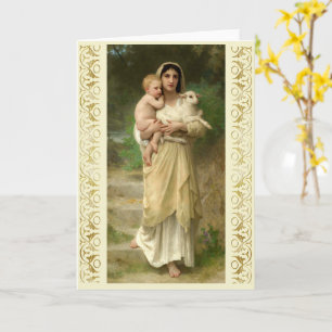 Lammen av William Bouguereau Kort