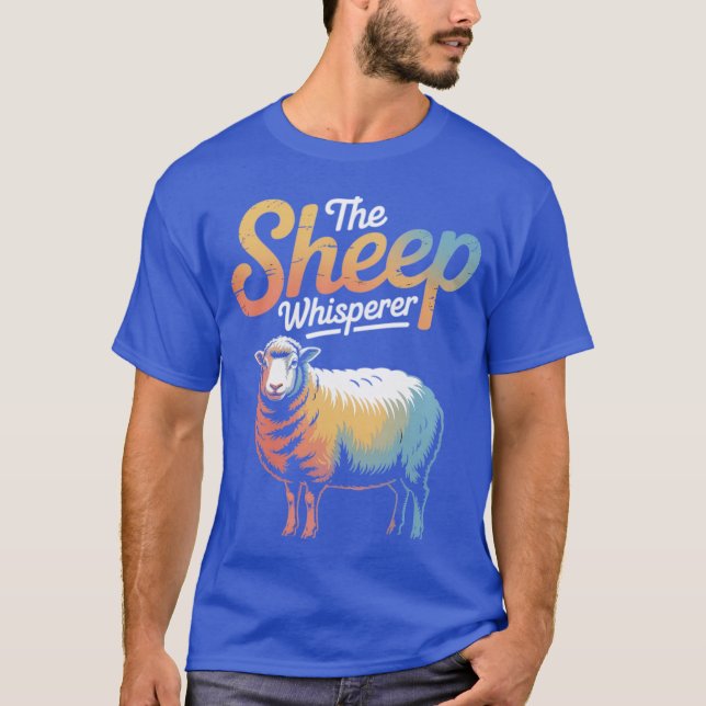 Lammfarmare Djur Får T Shirt (Framsida)