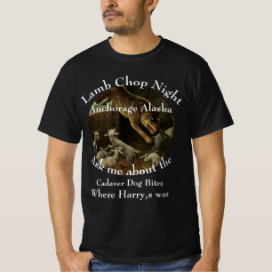 Lammstek Natt Lik Hund Bits Whittier AK 2050 T Shirt