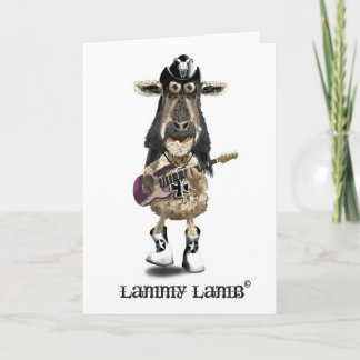 Lammy Lamb a Heavy Metall sten SHEEP Kort