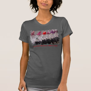Lämna aldrig huset utan min läppar för att driv t shirt
