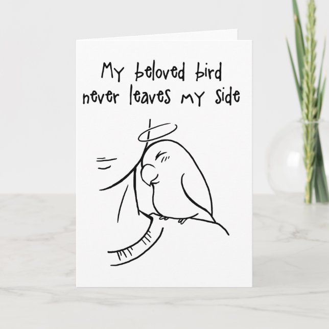 Lämna aldrig min sida kort (Framsida)