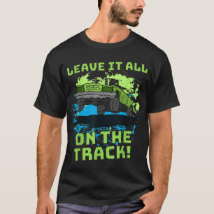 Lämna allt på den trasiga nedmonteringen av bilar t shirt