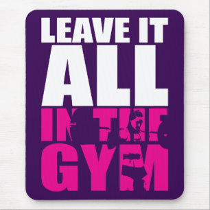 Lämna allt på gymmet - Kvinnor på torget Musmatta