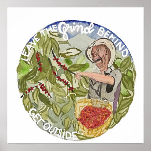 Lämna av den bakre delen av Poster för att komma u