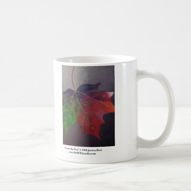 Lämna (den högerhänta) förgångna muggen, kaffemugg (Höger)