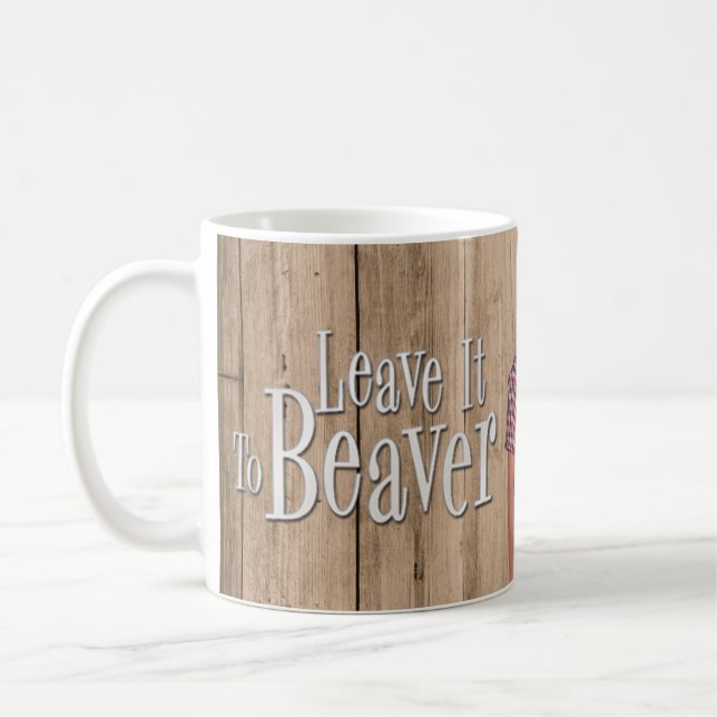 Lämna den till Beaver Kaffemugg (Vänster)