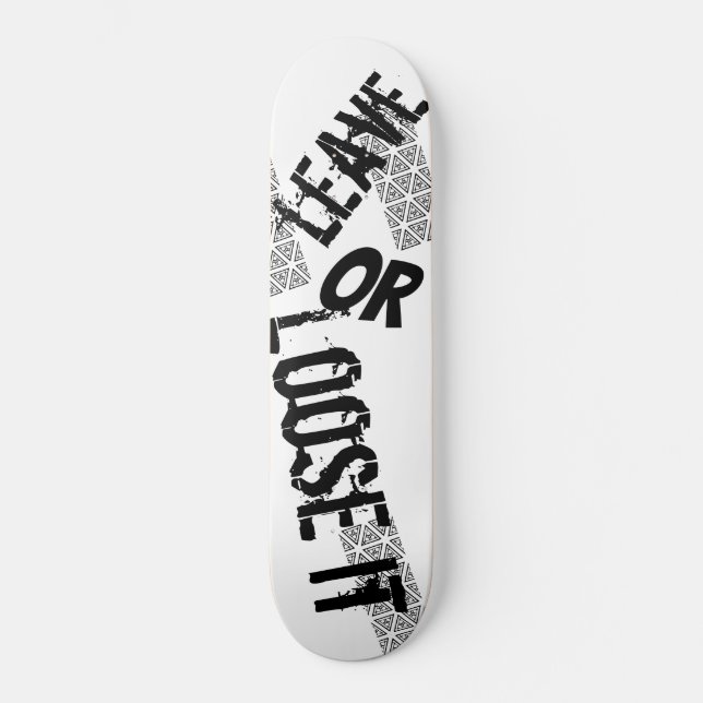 lämna eller lösvikt skateboard bräda 20 cm (Framsida)