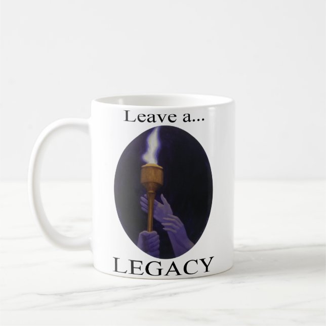 Lämna en legat kaffemugg (Vänster)