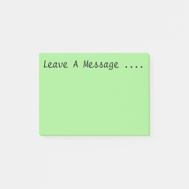 Lämna ett meddelande post-it block (Framsida)