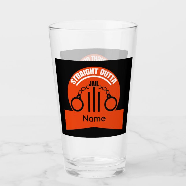 Lämna frigivningsgåva från fängelset glaskopp (Framsida)