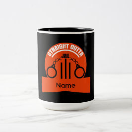 Lämna frigivningsgåva från fängelset Två-Tonad mugg