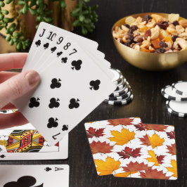 Lämna höstmapel casinokort