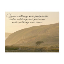 Lämna ingenting annat än fotavtryck