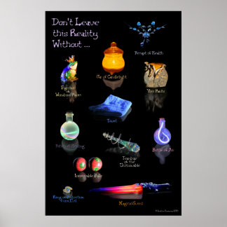 Lämna inte den här verkligheten utan.. poster
