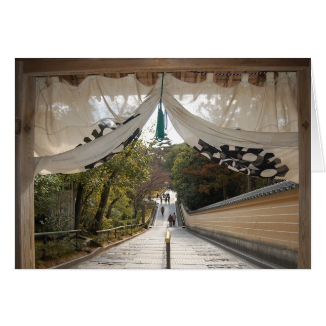 Lämna Kinkakuji Hälsningskort (Framsidan Horizontal)