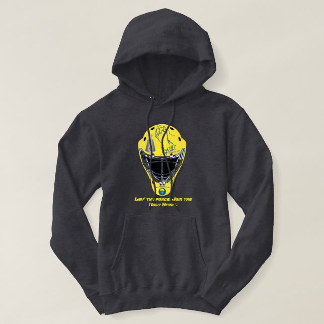 Lämna kraften. Gå med Heliga Spirit Hoodie (Design framsida)