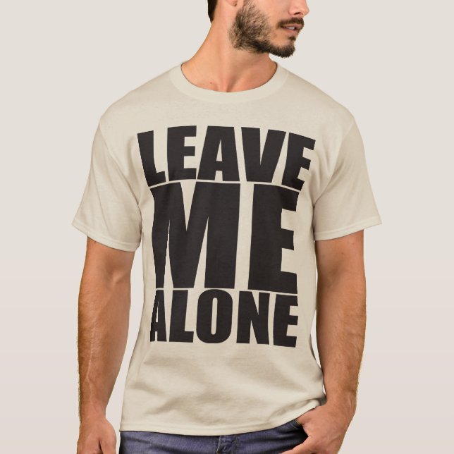 Lämna Me Ensam - Gym Shirt Tee (Framsida)