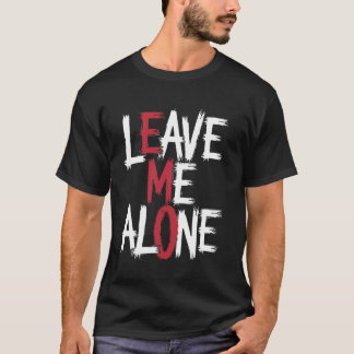 Lämna Me Ensam Scene Emo Goth Grunge T Shirt