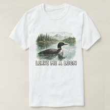 Lämna mig en storlom Rolig natur Fågelkonst