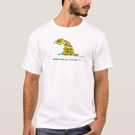 lämna mig ensam Gadsden flagga parody meme Snek T Shirt