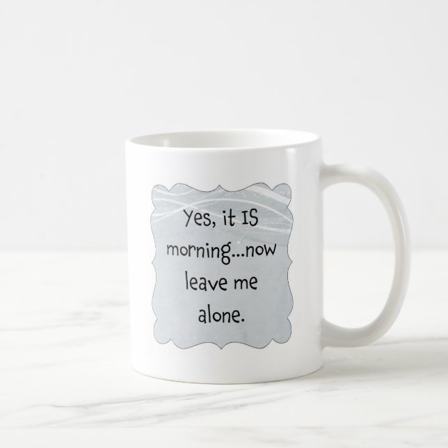 Lämna mig ensamen kaffemugg (Höger)