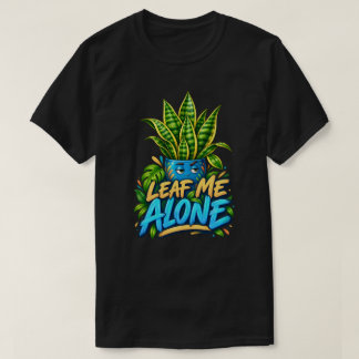 Lämna Mig I Fred Rolig Ormplanteälskare Botanisk D T Shirt
