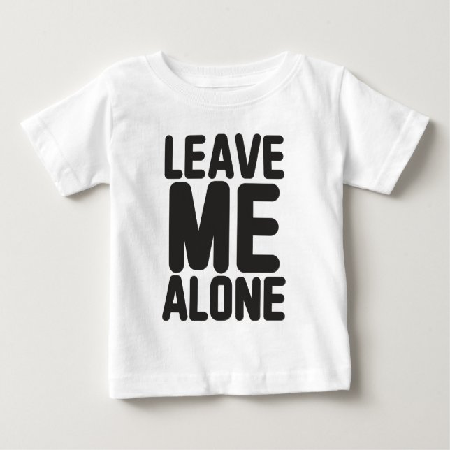 Lämna Mig I Fred Sekretess T Shirt (Framsida)